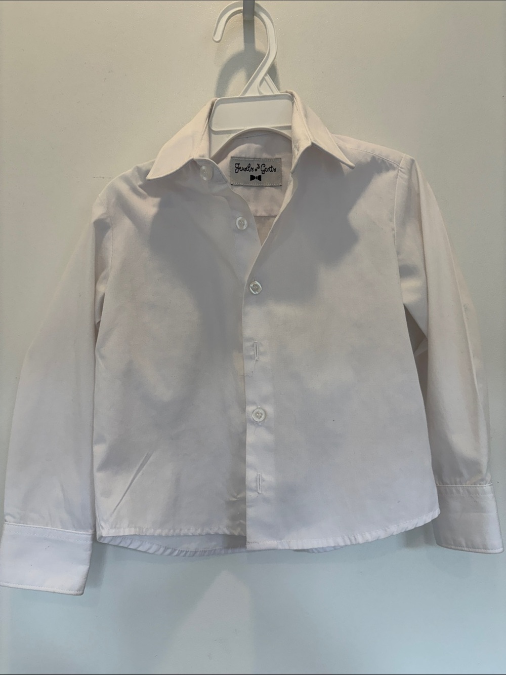 Boys white dress shirt